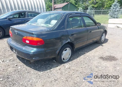 1999 Chevrolet Prizm из США, поврежденный, VIN 1Y1SK5281XZ408334